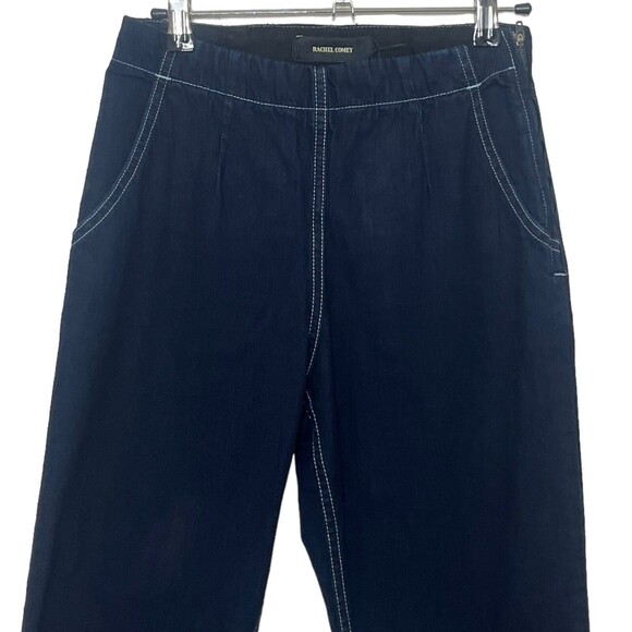 Rachel Comey Prime High Rise Jeans Women’s Size 0 Dark Indigo Straight Leg USA - Picture 3 of 13